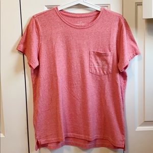 Vineyard vines pink boyfriend tee